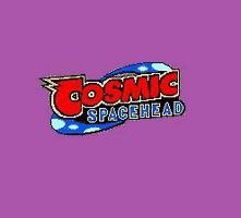 Cosmic Spacehead Title Screen